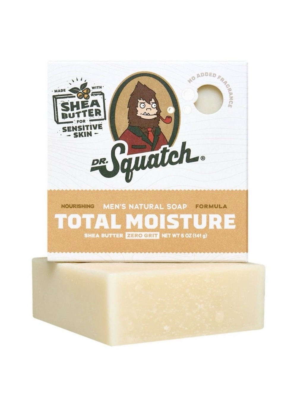 Dr. Squatch All Natural Soap Total Moisture Shea Butter For Sensitive Skin